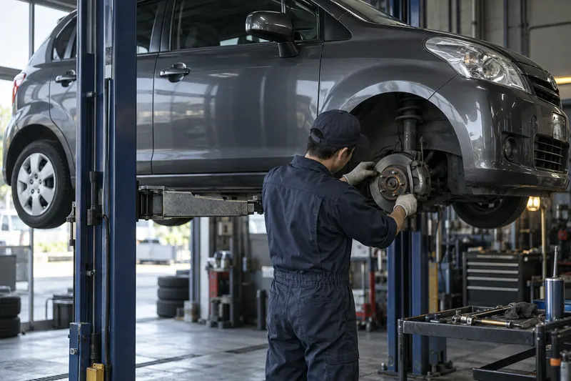 車検・整備のAI生成イメージ(当社の在庫・現場写真ではありません)